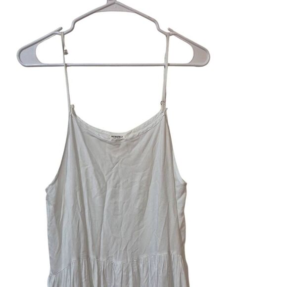 Free People Intimately White Slip Dress w Adjustable Spaghetti Straps EUC - Picture 7 of 15